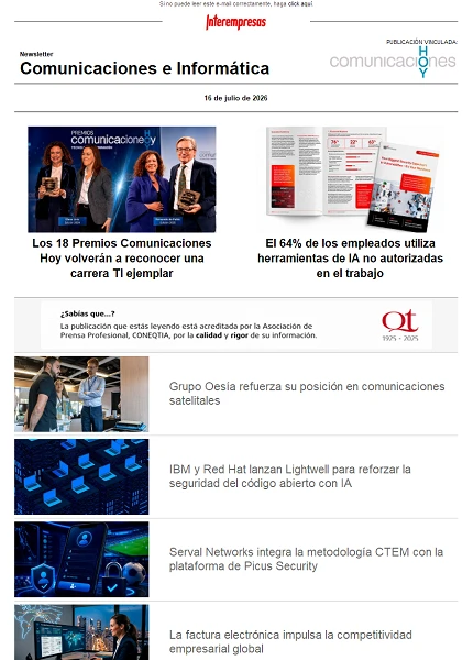 Newsletter Informática y Comunicaciones (Comunicaciones Hoy)