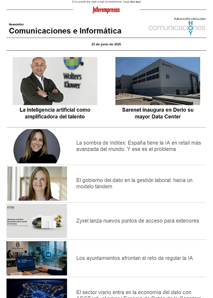 Newsletter Informática y Comunicaciones (Comunicaciones Hoy)