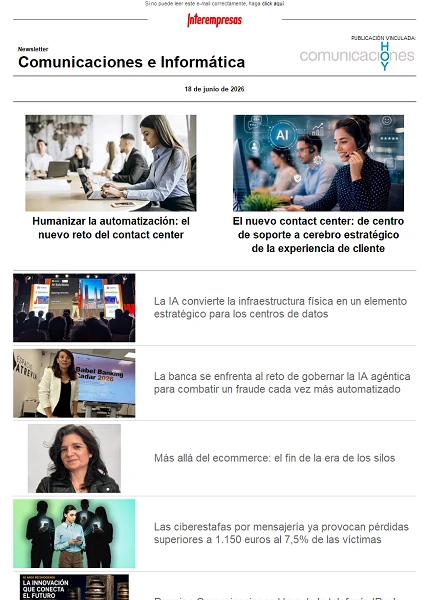 Newsletter Informática y Comunicaciones (Comunicaciones Hoy) Newsletter Informática y Comunicaciones (Comunicaciones Hoy)