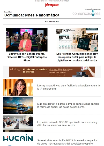 Newsletter Informática y Comunicaciones (Comunicaciones Hoy)