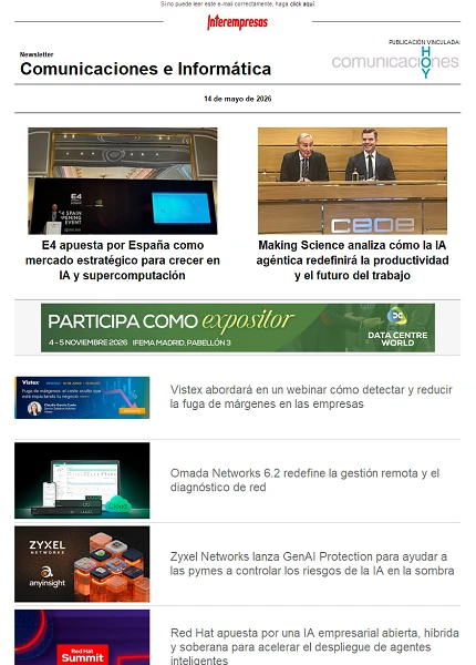 Newsletter Informática y Comunicaciones (Comunicaciones Hoy)