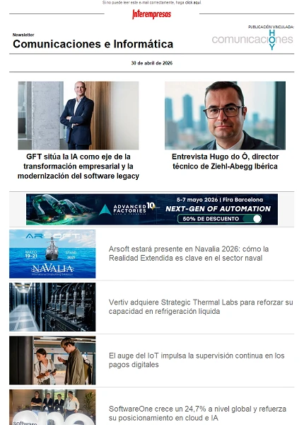 Newsletter Informática y Comunicaciones (Comunicaciones Hoy)