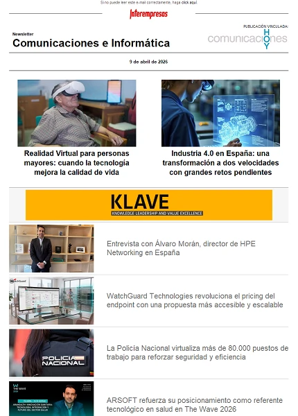 Newsletter Informática y Comunicaciones (Comunicaciones Hoy)