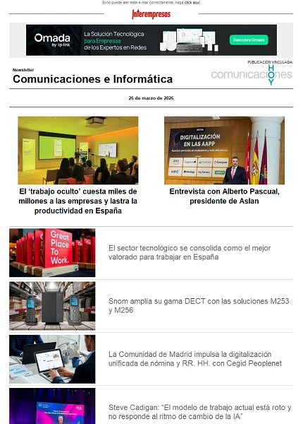 Newsletter Informática y Comunicaciones (Comunicaciones Hoy)