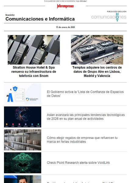 Newsletter Informática y Comunicaciones (Comunicaciones Hoy)