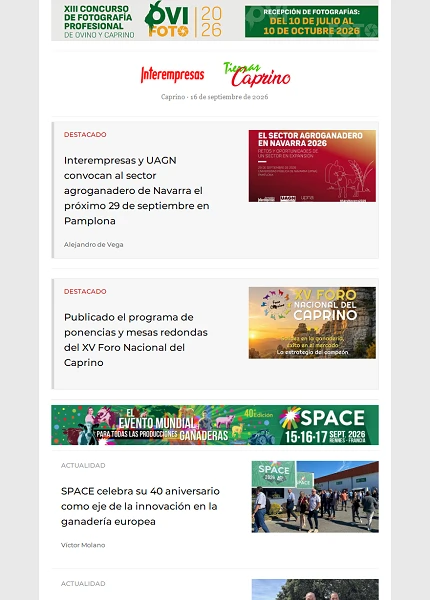 Newsletter Caprino Newsletter Caprino