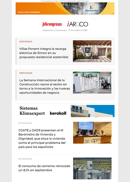 Newsletter Arquitectura y Construcción Newsletter Arquitectura y Construcción