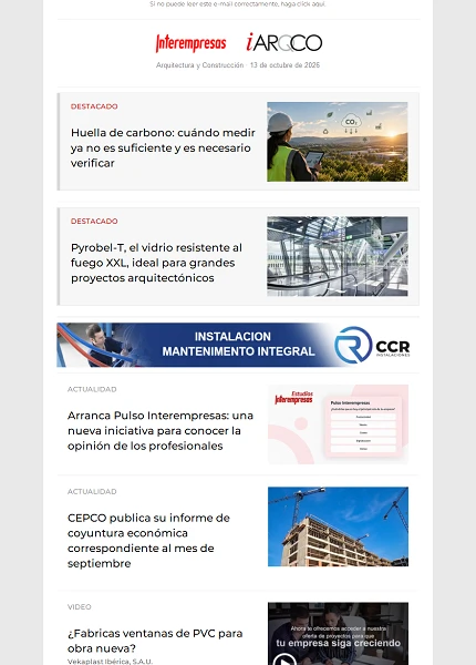 Newsletter Arquitectura y Construcción