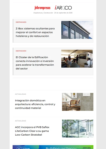 Newsletter Arquitectura y Construcción Newsletter Arquitectura y Construcción