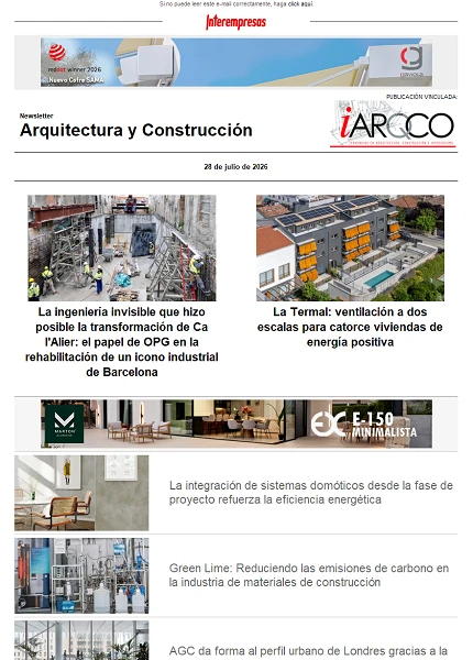 Newsletter Arquitectura y Construcción