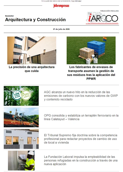 Newsletter Arquitectura y Construcción