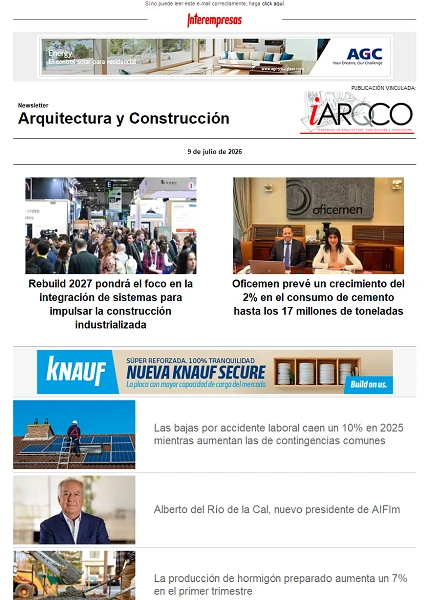Newsletter Arquitectura y Construcción