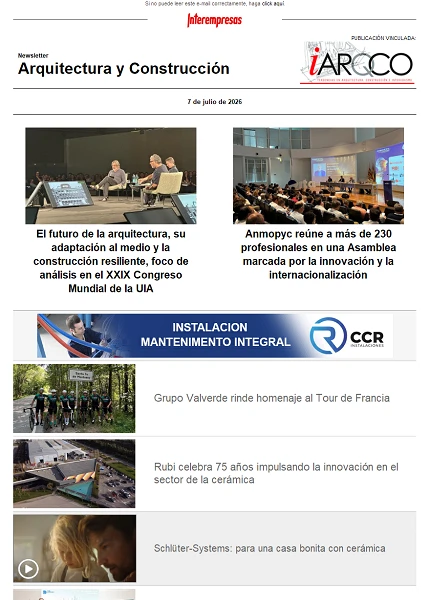Newsletter Arquitectura y Construcción Newsletter Arquitectura y Construcción