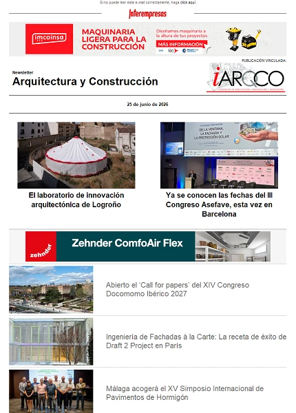 Newsletter Arquitectura y Construcción