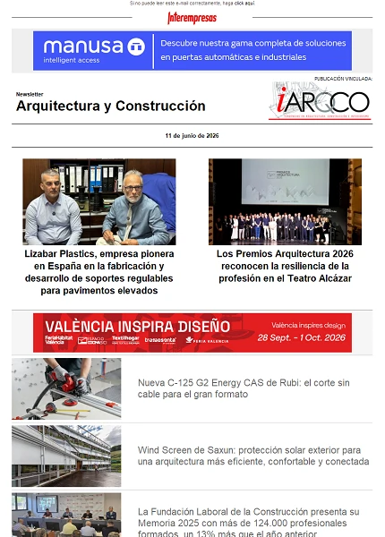 Newsletter Arquitectura y Construcción Newsletter Arquitectura y Construcción