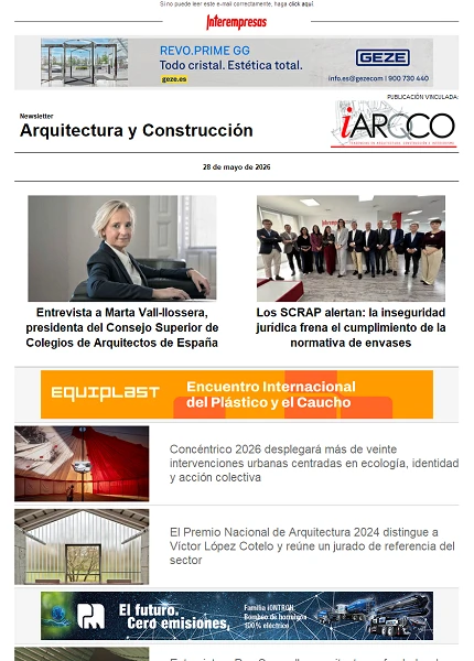 Newsletter Arquitectura y Construcción Newsletter Arquitectura y Construcción