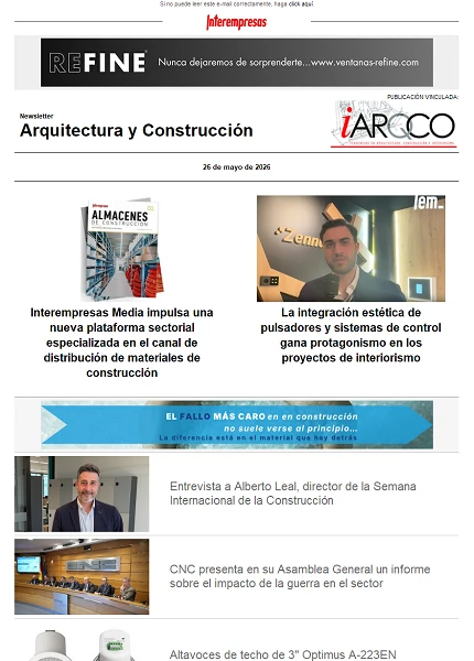 Newsletter Arquitectura y Construcción Newsletter Arquitectura y Construcción