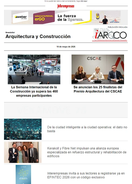 Newsletter Arquitectura y Construcción