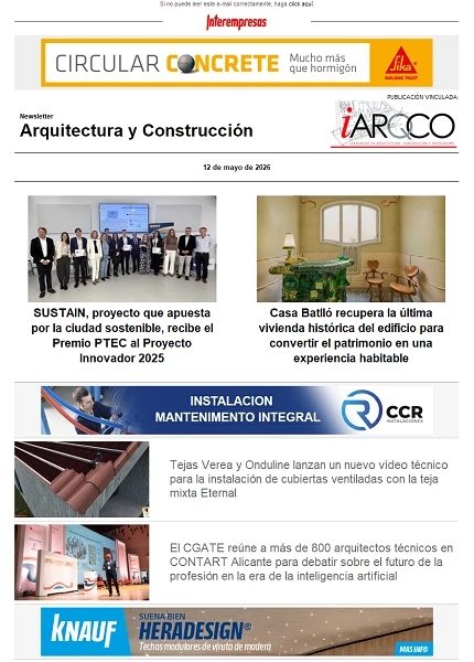 Newsletter Arquitectura y Construcción Newsletter Arquitectura y Construcción