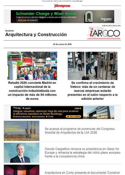 Newsletter Arquitectura y Construcción