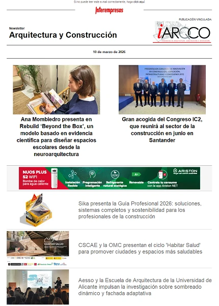 Newsletter Arquitectura y Construcción