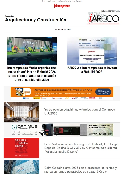 Newsletter Arquitectura y Construcción Newsletter Arquitectura y Construcción