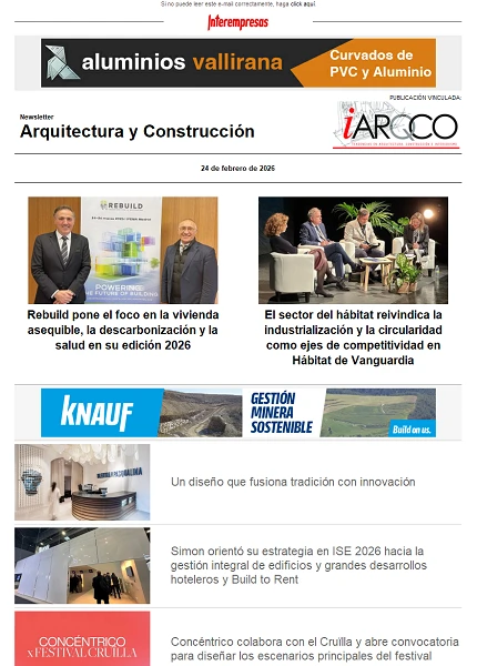 Newsletter Arquitectura y Construcción