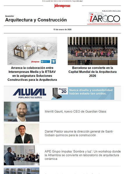 Newsletter Arquitectura y Construcción