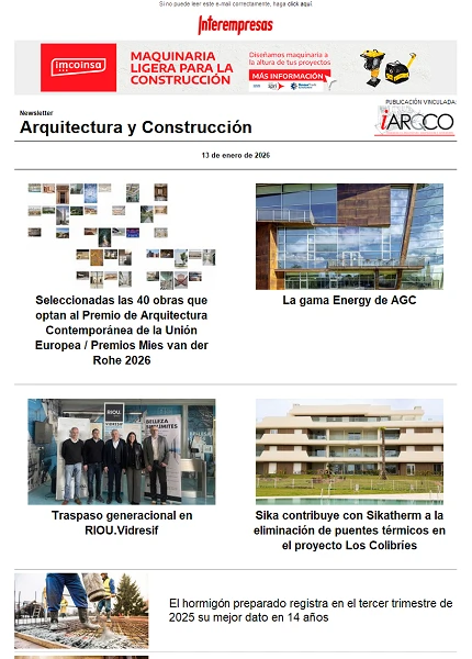 Newsletter Arquitectura y Construcción
