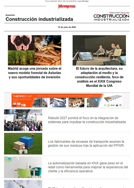 Newsletter Construcción industrializada Newsletter Construcción industrializada