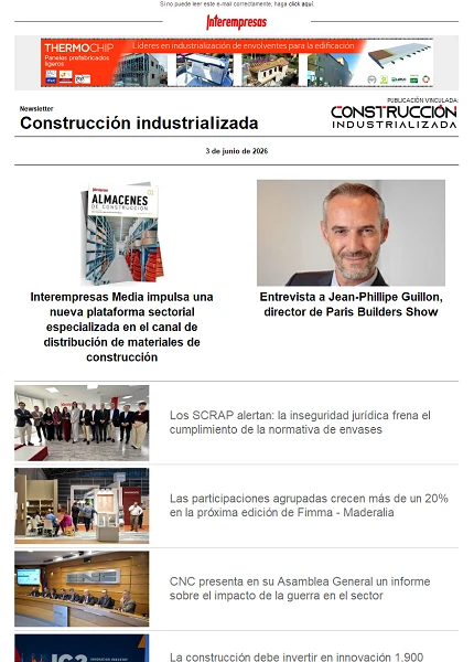 Newsletter Construcción industrializada