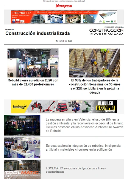 Newsletter Construcción industrializada