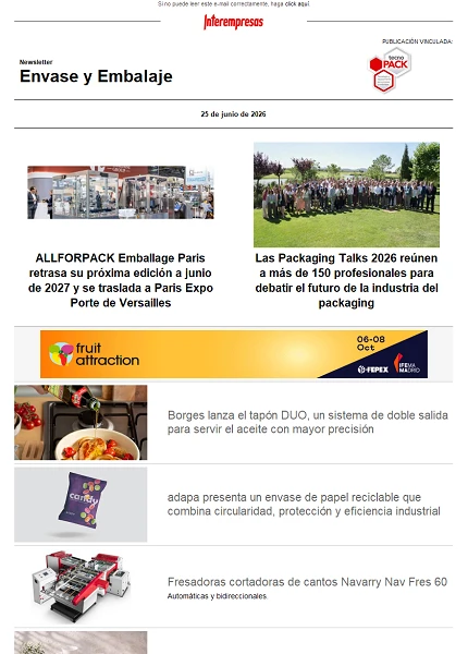 Newsletter Envase y Embalaje