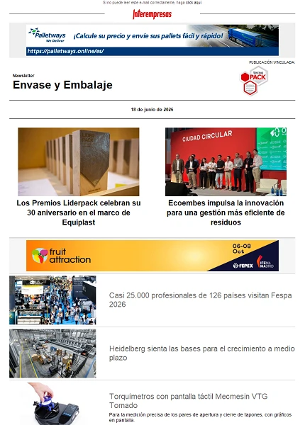 Newsletter Envase y Embalaje