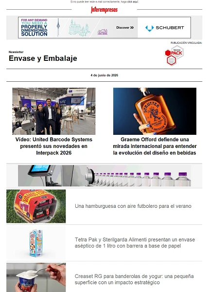 Newsletter Envase y Embalaje