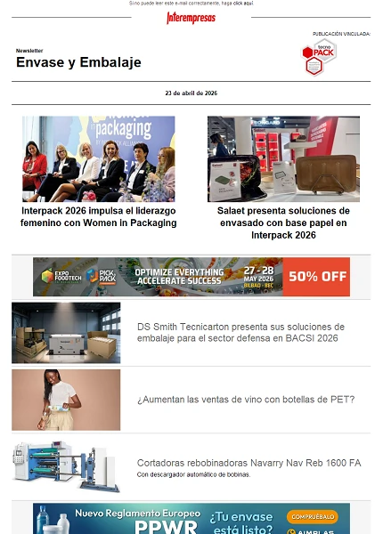 Newsletter Envase y Embalaje