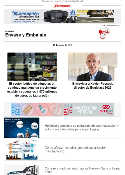 Newsletter Envase y Embalaje