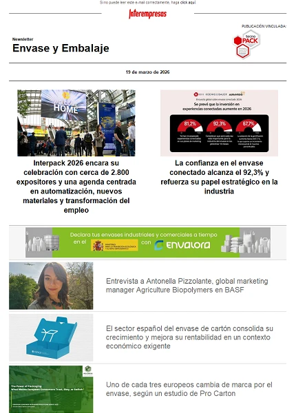 Newsletter Envase y Embalaje