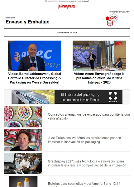 Newsletter Envase y Embalaje