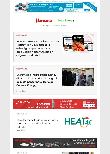 Newsletter Energía