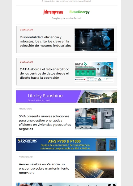 Newsletter Energía Newsletter Energía