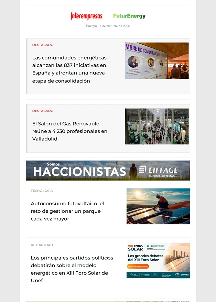 Newsletter Energía Newsletter Energía