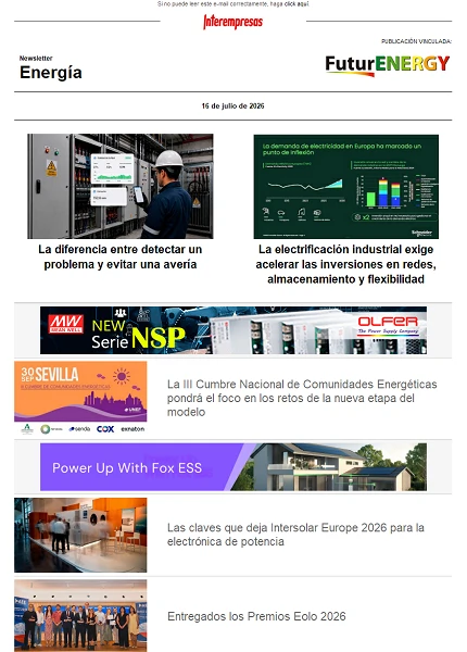Newsletter Energía