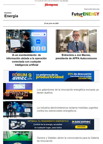 Newsletter Energía
