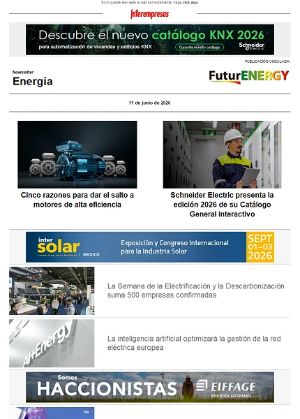 Newsletter Energía Newsletter Energía
