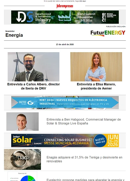 Newsletter Energía