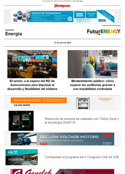 Newsletter Energía