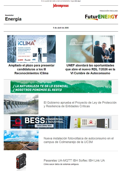 Newsletter Energía
