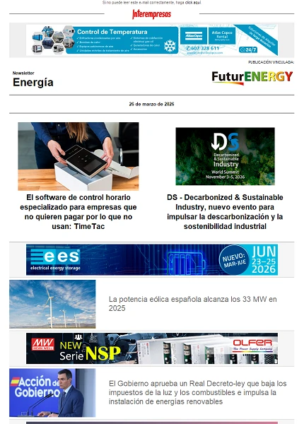 Newsletter Energía