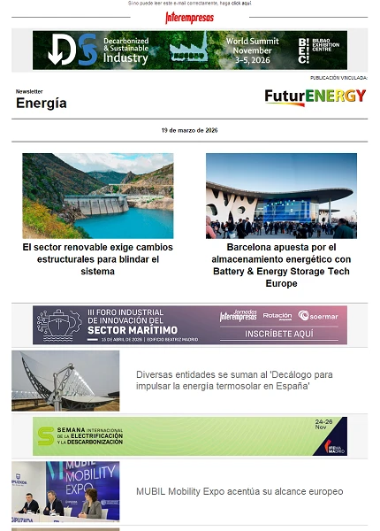 Newsletter Energía Newsletter Energía